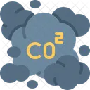 Co 2 Pollution Contamination Icon