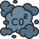 Co 2 Pollution Contamination Icon