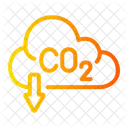 Co 2 Co Cloud Emission Icon