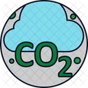 Co 2 Carbono Emissao Ícone