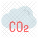 Co 2 Dioxido De Carbono Nuvem Ícone