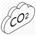 Emissao De Co 2 Gas Co 2 Dioxido De Carbono Ícone