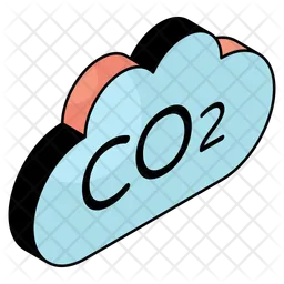 CO2 배출  아이콘