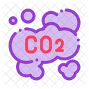 Co 2 Couver Fumee Icône