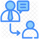 Coaching Mentoring Dialog Icon