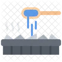 Coal Hot Water Icon