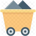 Coal Cart Construction Icon