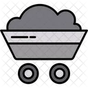 Coal Mining Coal Cart Icon