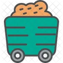 Coal Cart Trolley Coal Icon