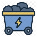 Coal Mining Cart Icon