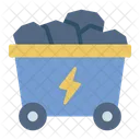 Coal Mining Cart Icon