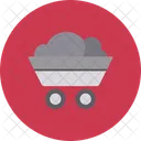 Coal Mining Coal Cart Icon