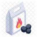 Coal Pack Coal Packet Packaged Coal Icon