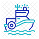 Coast Guard Boat Patrol Boat Rescue Boat Icon