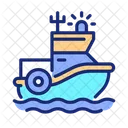 Coast Guard Boat Patrol Boat Rescue Boat Icon