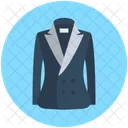 Coat Dress Woolen Icon