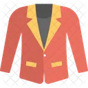 Coat Blazer Red Icon