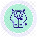 Coat Clean Color Circle Icon Icon