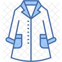 Coat Winter Clothes Long Coat Icon