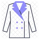 Coat Jacket Clothes Icon