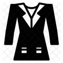 Crop Top Woman Clothes Icon