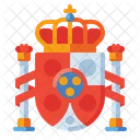 Coat Of Arms Shield Trident Icon