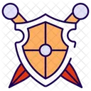 Coat Of Arms Shield Trident Icon