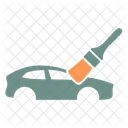 コーティング、車、自動車 アイコン
