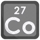 Cobalt Periodic Table Chemists Icon