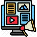 Cobertura Mapa Midia Ícone