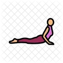 Cobra Pose Bhujangasana Icon