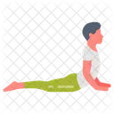 Cobra Pose Yoga Asana Yoga Pose Icon