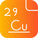 Cobre Tabla Periodica Quimica Icono