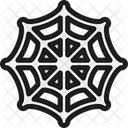 Cobweb Halloween Spider Icon