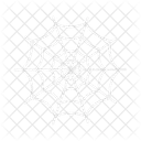 Cobweb Spider Halloween Icon