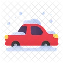 Coche Nieve Automovil Icono