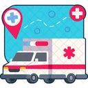 Ambulancia Asistencia Sanitaria Medicina Icono