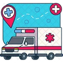 Ambulancia Asistencia Sanitaria Medicina Icono