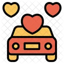 Coche Vehiculo Amor Icono