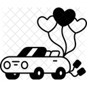 Coche De Boda Amor San Valentin Icono