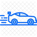 Velocidad Coche Carrera Icono