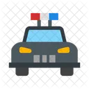 Coche Vehiculo Policia Icono