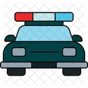 Icono Del Coche De Policia Icono