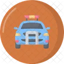 Coche De Policia Icono