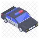 Coche De Policia Vehiculo Transporte Icon