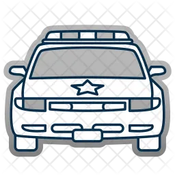 Coche de policía  Icono