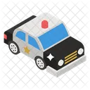 Coche De Policia Coche Politico Coche Autonomo Icono