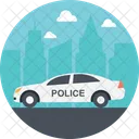 Coche Policia Gobierno Icono