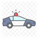 Coche De Policia Coche De Policia Policia Icon