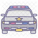 Policia Vehiculo Coche Icon